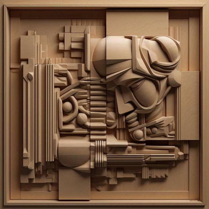 نموذج ثلاثي الأبعاد لآلة CNC 3D Art 